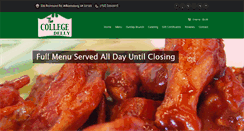 Desktop Screenshot of collegedelly.com